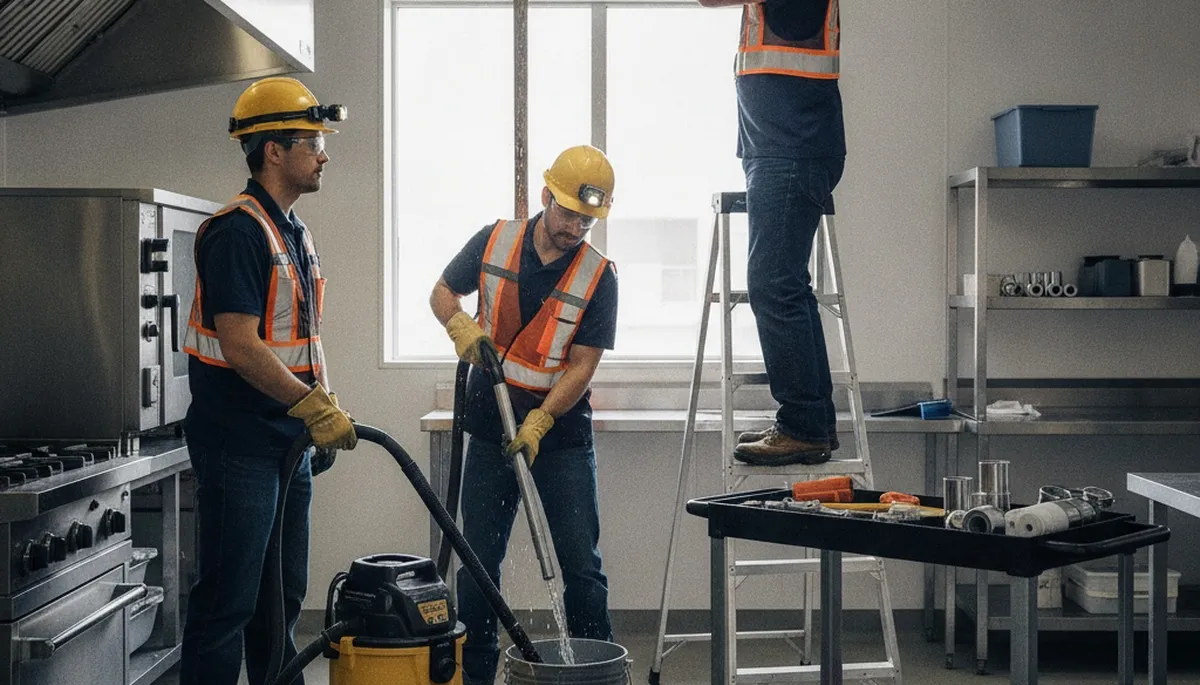 Orange, CA emergency plumber fixing a leak for fast residential plumbing repair