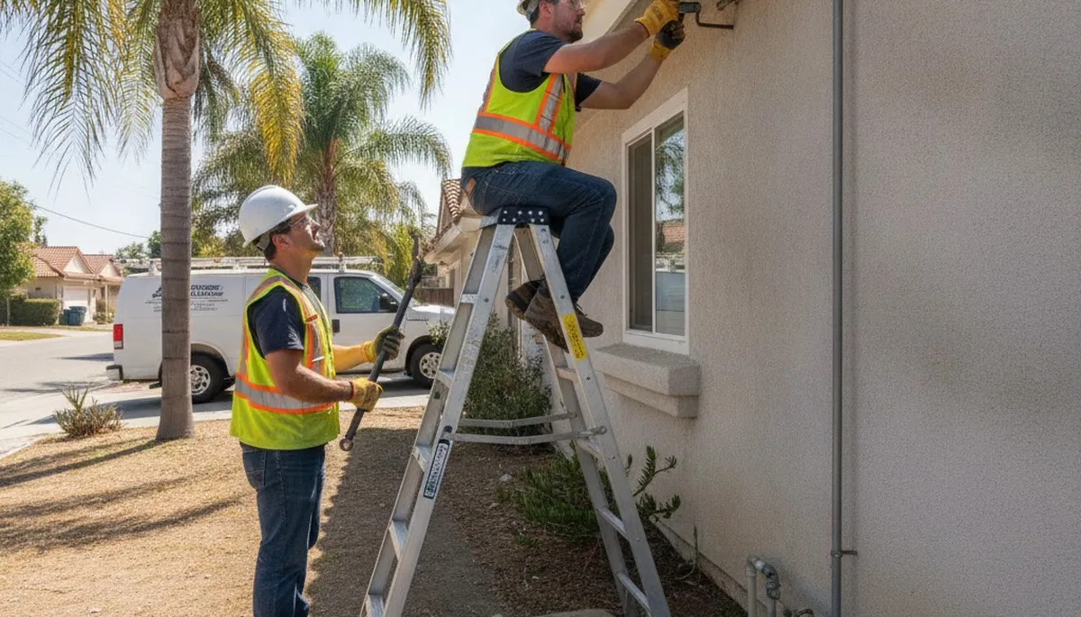 Orange, CA plumbing repair service truck for residential and commercial plumbing jobs