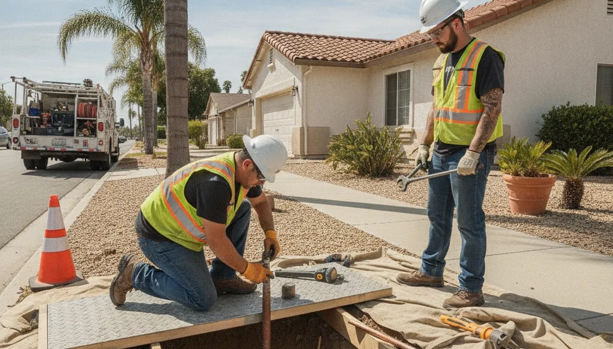 Plumbing repair service in Orange, CA for leaks, pipe fixes, and drain issues