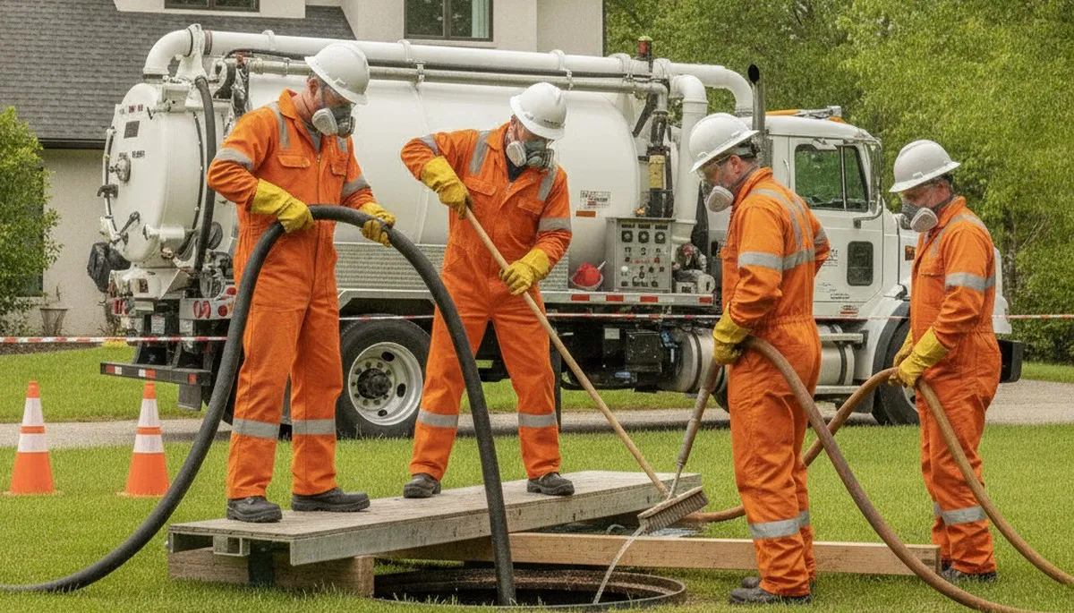 Septic tank cleaning service for Orange, CA homes by On Call Plumbers